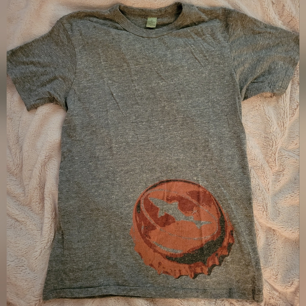 DFH Gray Bottlecap Logo S/S Tee Unisex Small